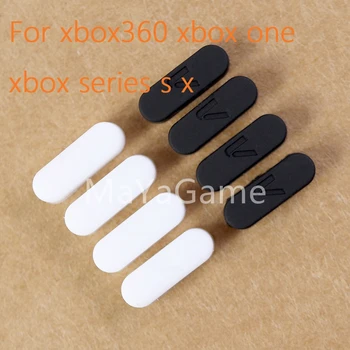 20 takım Yedek Siyah XBOX ONE S İçin lastik ayaklar Siyah Beyaz XBOX360 XBOX Serisi S / X Konut Case Kauçuk Kapak