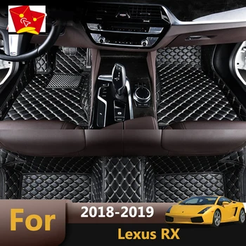 Araba Paspaslar Lexus RX 2019 İçin 2018 (7 Kişilik) araba Halı Otomobiller Oto Halı Özel Kapak Styling Korumak Kilim Ayak Pedleri
