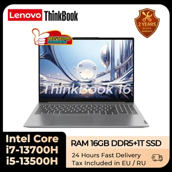 Lenovo ThinkBook 16 Dizüstü Bilgisayar 2023 Intel Core i7-13700H / i5-13500H 16GB 1TB SSD HD Grafik 16 İnç 2.5 K 60Hz IPS Ekran Dizüstü Bilgisayar