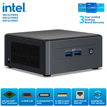 NUC11TNHı5 Intel Mini Pc Üreticileri Oem Ticari Taşınabilir Masaüstü Bilgisayar Ubuntu Mikro Cep