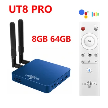 UGOOS UT8 PRO 8GB 64GB RK3568 Android 11 TV Kutusu WİFİ 6 1000M LAN BT5. 0 Set Üstü Kutusu 4K Medya Oynatıcı UT8 4G 32G VS AM6B Artı