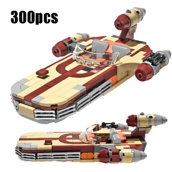 Yeni Moc Yıldız Film Uyumlu Luke X-34 SoroSuub Landspeeder Hız 8092 Anti Yerçekimi Araba Uçak oyuncak inşaat blokları 75341